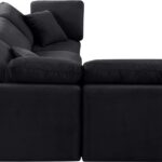 Indulge 105" Velvet Upholstered 4pc. Modular Sectional