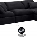 Indulge 105" Velvet Upholstered 4pc. Modular Sectional