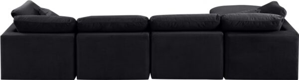 Indulge 140" Velvet Upholstered 5pc. Modular Sectional