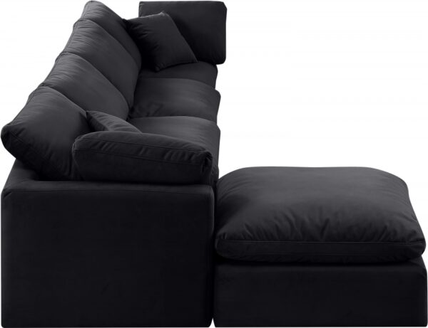 Indulge 140" Velvet Upholstered 5pc. Modular Sectional