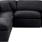 Indulge 105" Velvet Upholstered 5pc. Modular Sectional