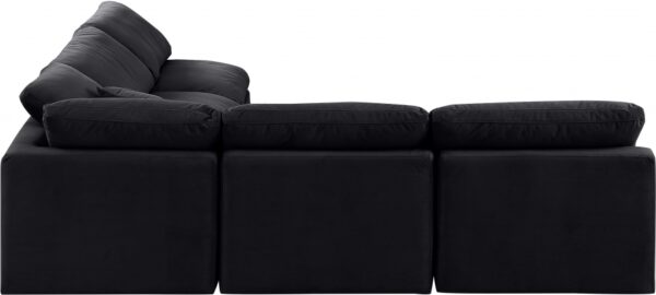 Indulge 105" Velvet Upholstered 5pc. Modular Sectional