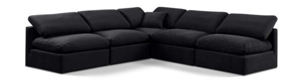 Indulge 105" Velvet Upholstered 5pc. Modular Sectional