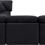 Indulge 105" Velvet Upholstered 5pc. Modular Sectional