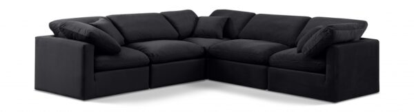 Indulge 105" Velvet Upholstered 5pc. Modular Sectional
