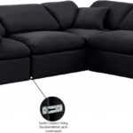 Indulge 105" Velvet Upholstered 5pc. Modular Sectional