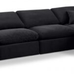 Indulge 140" Velvet Upholstered 5pc. Modular Sectional