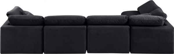 Indulge 140" Velvet Upholstered 5pc. Modular Sectional