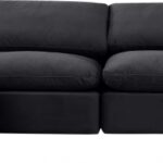Indulge 140" Velvet Upholstered 5pc. Modular Sectional