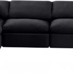 Indulge 140" Velvet Upholstered 6pc. Modular Sectional