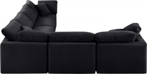 Indulge 140" Velvet Upholstered 6pc. Modular Sectional