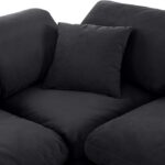 Indulge 140" Velvet Upholstered 6pc. Modular Sectional