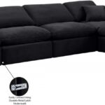 Indulge 140" Velvet Upholstered 6pc. Modular Sectional