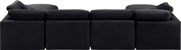 Indulge 140" Velvet Upholstered 6pc. Modular Sectional