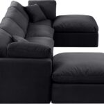 Indulge 140" Velvet Upholstered 6pc. Modular Sectional