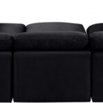 Indulge 105" Velvet Upholstered 6pc. Modular Sectional