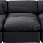 Indulge 105" Velvet Upholstered 6pc. Modular Sectional