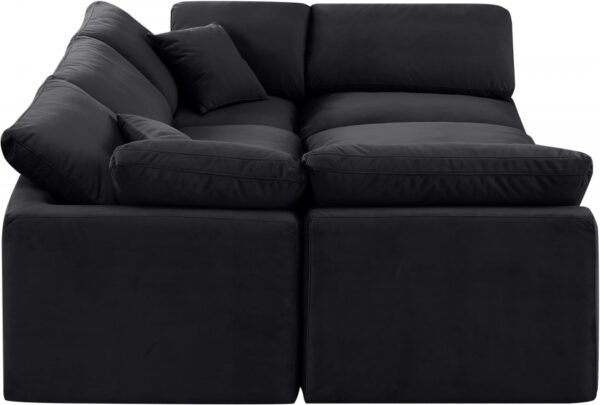 Indulge 105" Velvet Upholstered 6pc. Modular Sectional