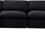 Indulge 140" Velvet Upholstered 7pc. Modular Sectional
