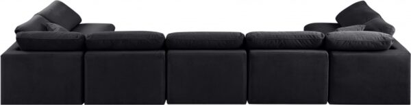 Indulge 175" Velvet Upholstered 7pc. Modular Sectional