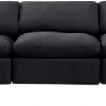 Indulge 175" Velvet Upholstered 7pc. Modular Sectional