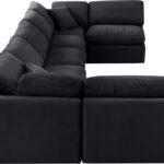 Indulge 175" Velvet Upholstered 7pc. Modular Sectional