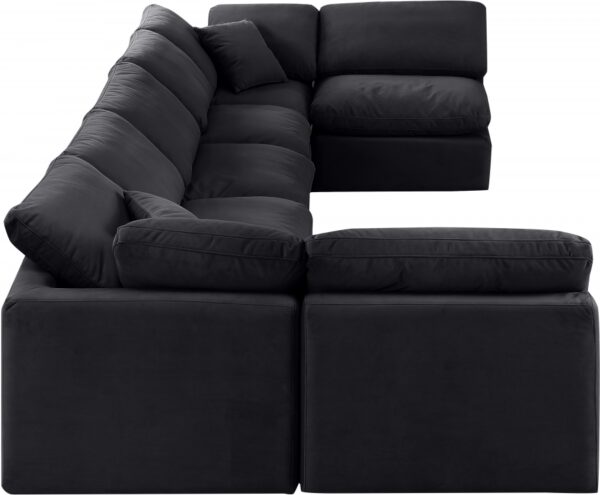 Indulge 175" Velvet Upholstered 7pc. Modular Sectional