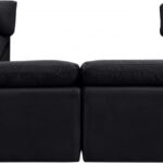Indulge 140" Velvet Upholstered 8pc. Modular Sectional