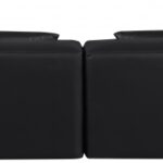 Cube 144" Vegan Leather Upholstered 5pc. Modular Sectional