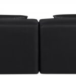 Cube 144" Vegan Leather Upholstered 6pc. Modular Sectional
