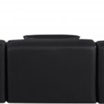 Cube 180" Vegan Leather Upholstered 7pc. Modular Sectional
