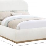 Vaughn Boucle Fabric Upholstered Bed