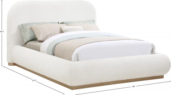 Vaughn Boucle Fabric Upholstered Bed