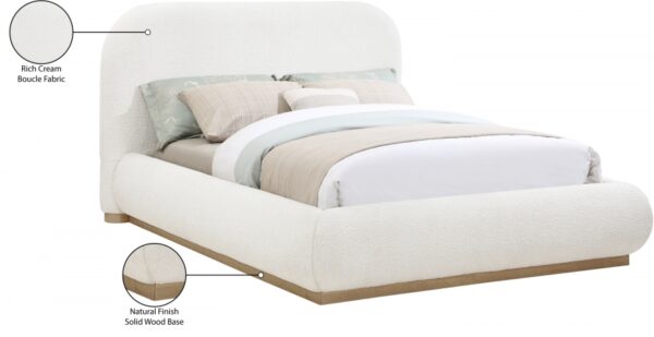 Vaughn Boucle Fabric Upholstered Bed