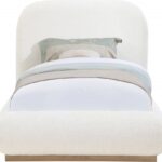 Vaughn Boucle Fabric Upholstered Twin Bed