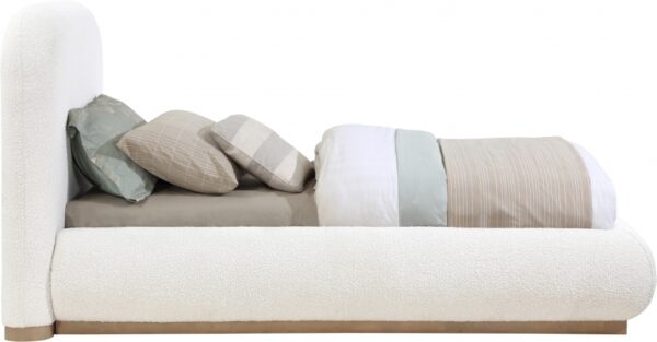 Vaughn Boucle Fabric Upholstered Twin Bed