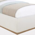 Vaughn Boucle Fabric Upholstered Twin Bed