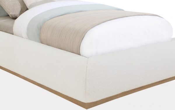 Vaughn Boucle Fabric Upholstered Twin Bed