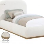 Vaughn Boucle Fabric Upholstered Twin Bed