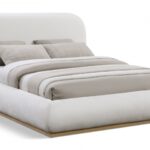Vaughn Chenille Fabric Upholstered Bed