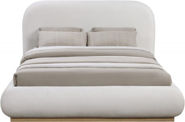 Vaughn Chenille Fabric Upholstered Bed