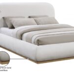 Vaughn Chenille Fabric Upholstered Bed