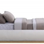 Vaughn Chenille Fabric Upholstered Twin Bed