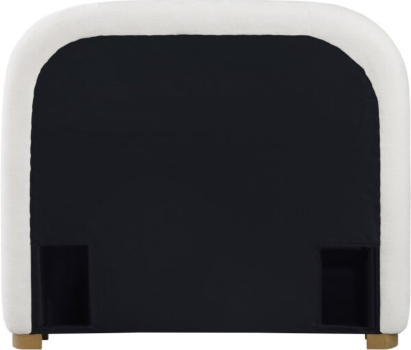 Vaughn Chenille Fabric Upholstered Twin Bed