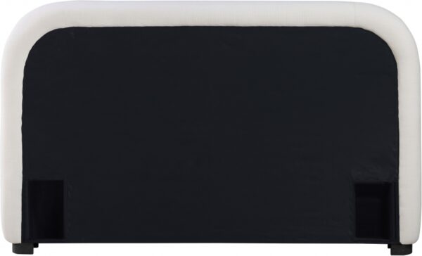 Vaughn Linen Textured Fabric Upholstered Bed