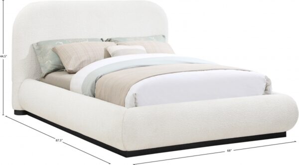 Vaughn Boucle Fabric Upholstered Bed