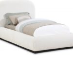 Vaughn Boucle Fabric Upholstered Twin Bed