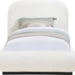 Vaughn Boucle Fabric Upholstered Twin Bed