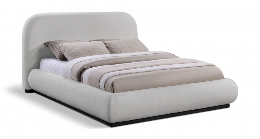 Vaughn Chenille Fabric Upholstered Bed