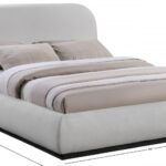 Vaughn Chenille Fabric Upholstered Bed